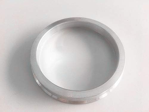 NB-Aero 4PC Hubrings Aluminum Silver 60 ממ עד 54.1 ממ | טבעת מרכז האובנטרי 54.1 ממ עד 60 ממ עבור הרבה טויוטה מאזדה